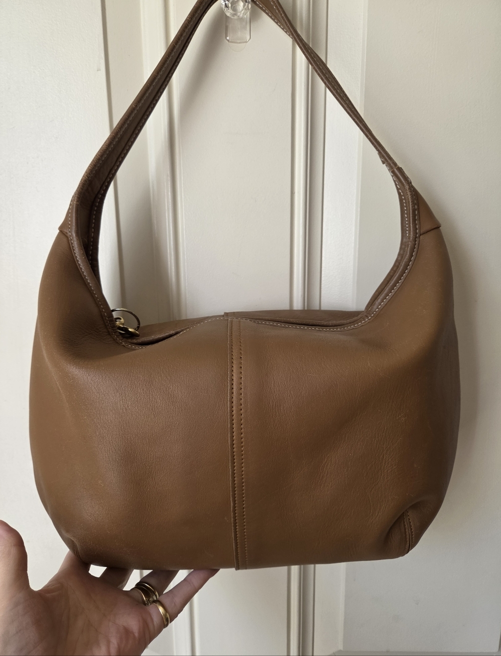 VTG. Coach• Brown "ERGO" Leather Hobo Shoulder Bag 🤎💛